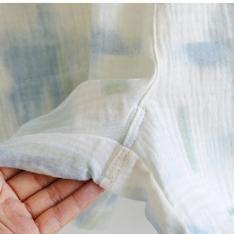 Summer Cotton Crinkle Cami Pajama Set - image 7