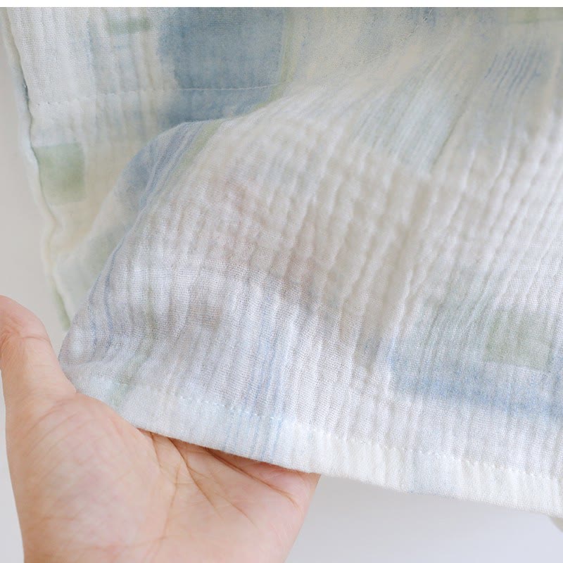 Summer Cotton Crinkle Cami Pajama Set - image 6