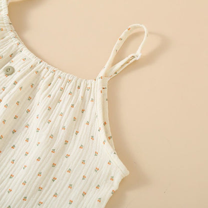 Cherry Print Cotton Padded Camisole Nightdress - image 4