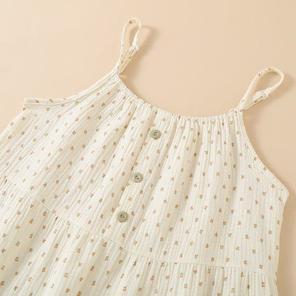 Cherry Print Cotton Padded Camisole Nightdress - image 7