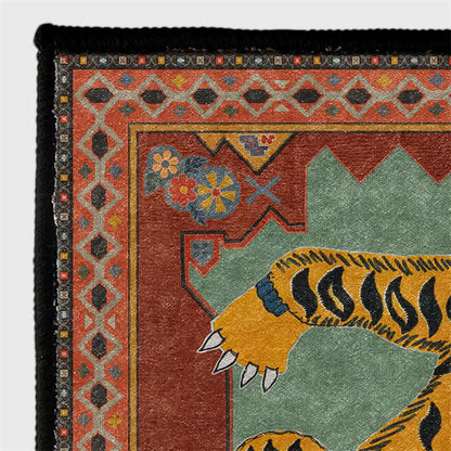 Tibetan Tiger Foladable Rectangle Area Rug - image 5