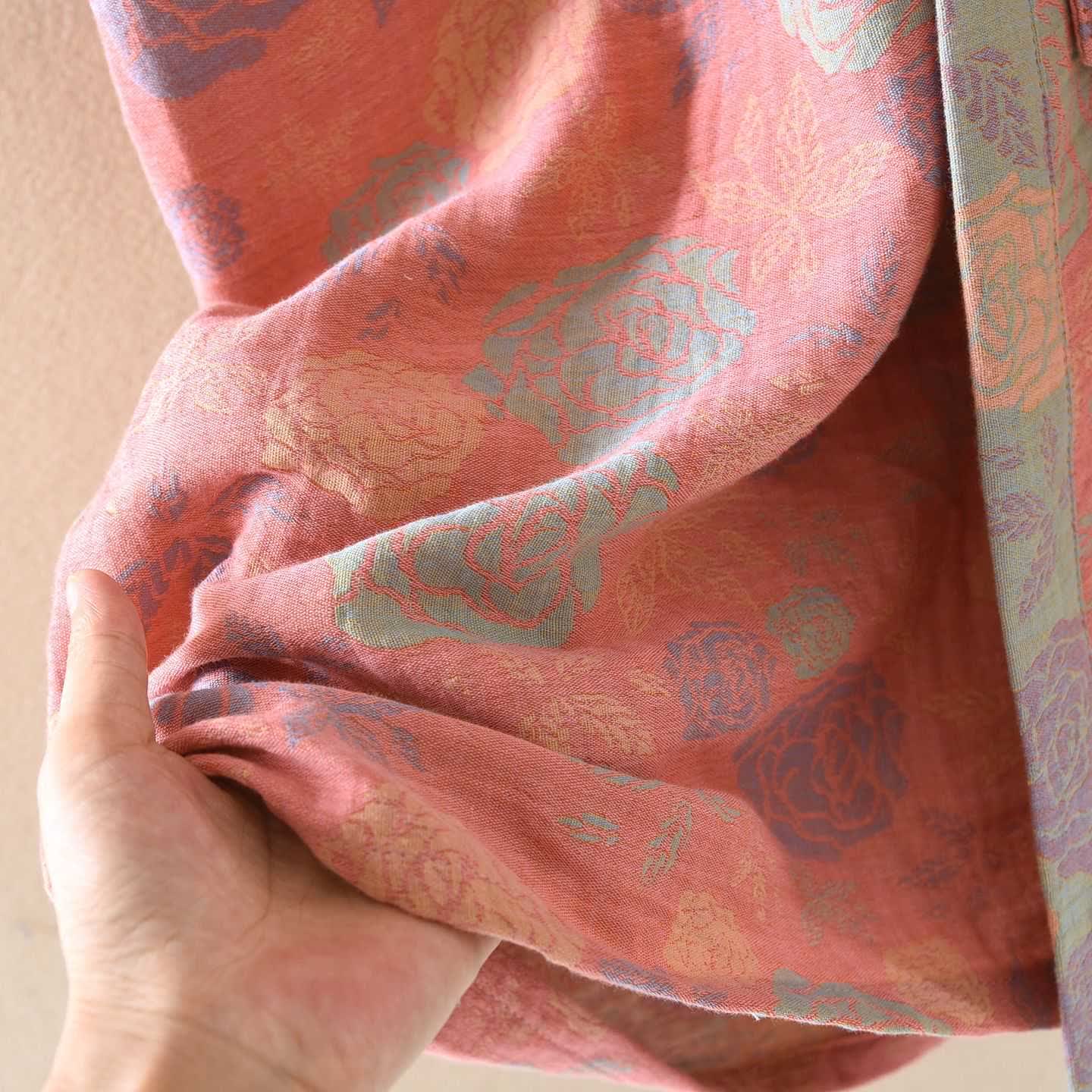 Romantic Rose Cotton Gauze Kimono Robe - image 12