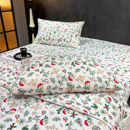 Christmas Festive Botanical Sheet Set - image 2