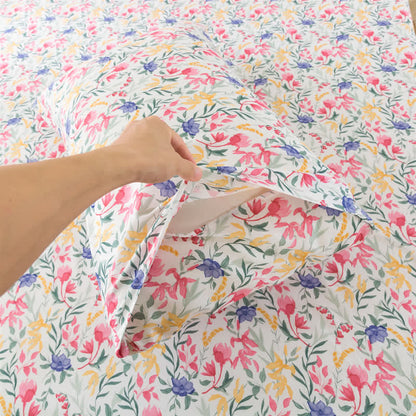 Watercolor Meadow Floral Sheet Set - image 5