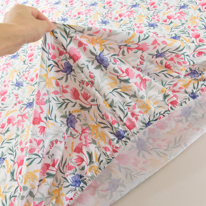 Watercolor Meadow Floral Sheet Set - image 4