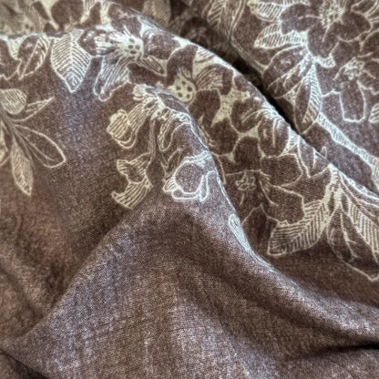 Botanical Leaf Linen Button Bedding Set (4PCS) - image 4