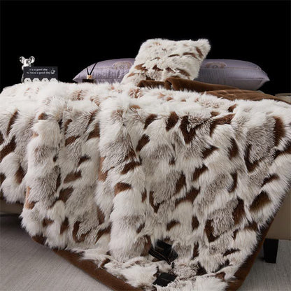 Modern Luxury Faux Fur Throw Blanket - image 4