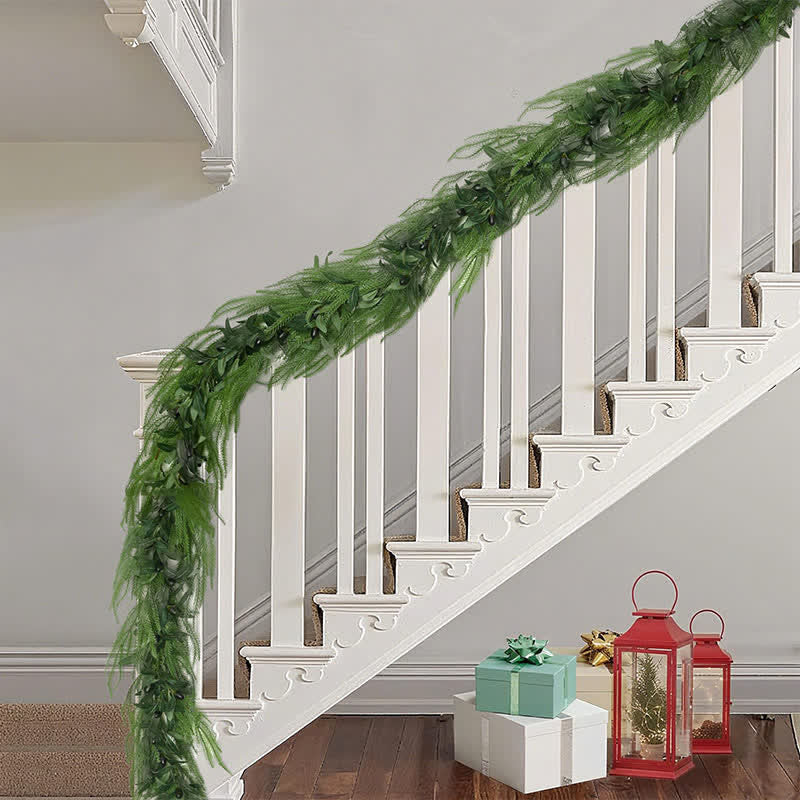 Ownkoti PE Faux Greenery Olive Branch Christmas Garland - image 1