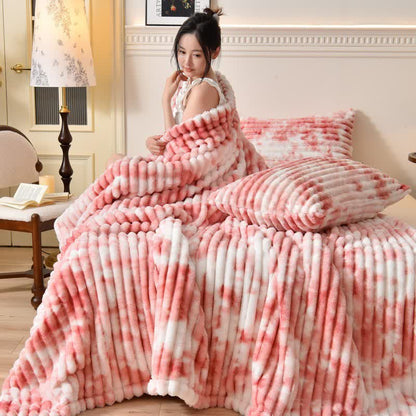 Modern Striped Warm Throw Blanket - image 2