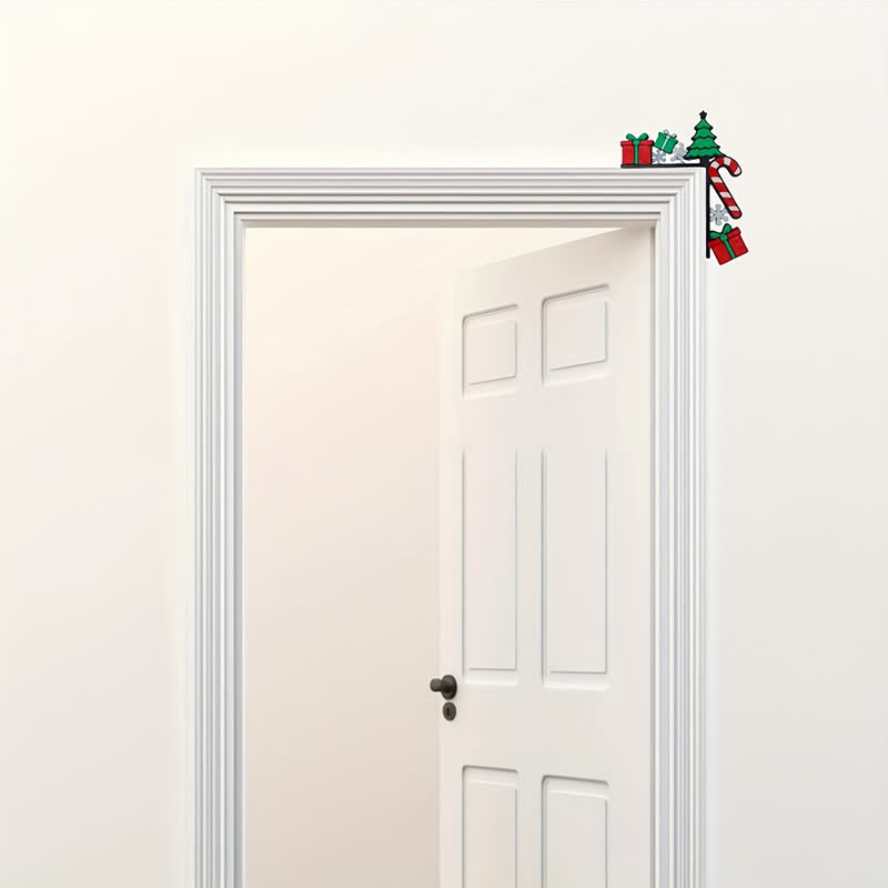 Christmas Tree Gift Door Frame Decor - Right - 4PCS - image 0