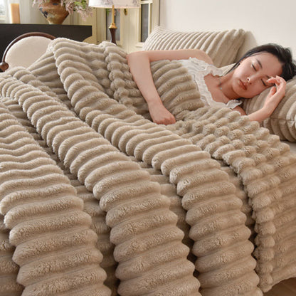 Modern Striped Warm Throw Blanket - image 9