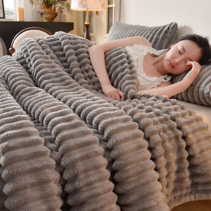 Modern Striped Warm Throw Blanket - image 15