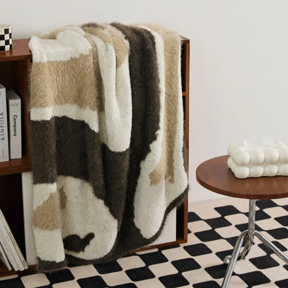 Abstract Art Shaggy Cozy Throw Blanket - image 9