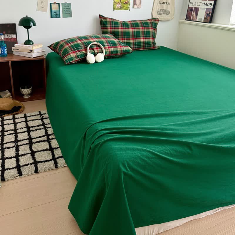 Classic Plaid Cotton Doona Covers Bedding Set - image 7