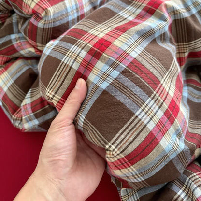 Classic Plaid Cotton Doona Covers Bedding Set - image 16