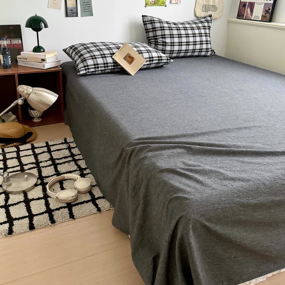 Classic Plaid Cotton Doona Covers Bedding Set - image 30