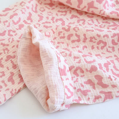 Soft-Tone Leopard Print Cotton Loungewear Set - image 10