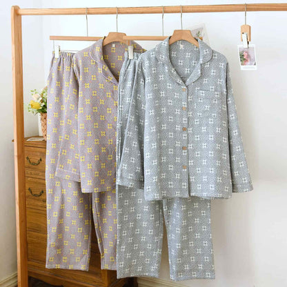 Four-leaf Clover Inspired Cotton Loungewear Set - image 0