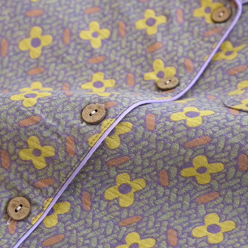 Four-leaf Clover Inspired Cotton Loungewear Set - image 7