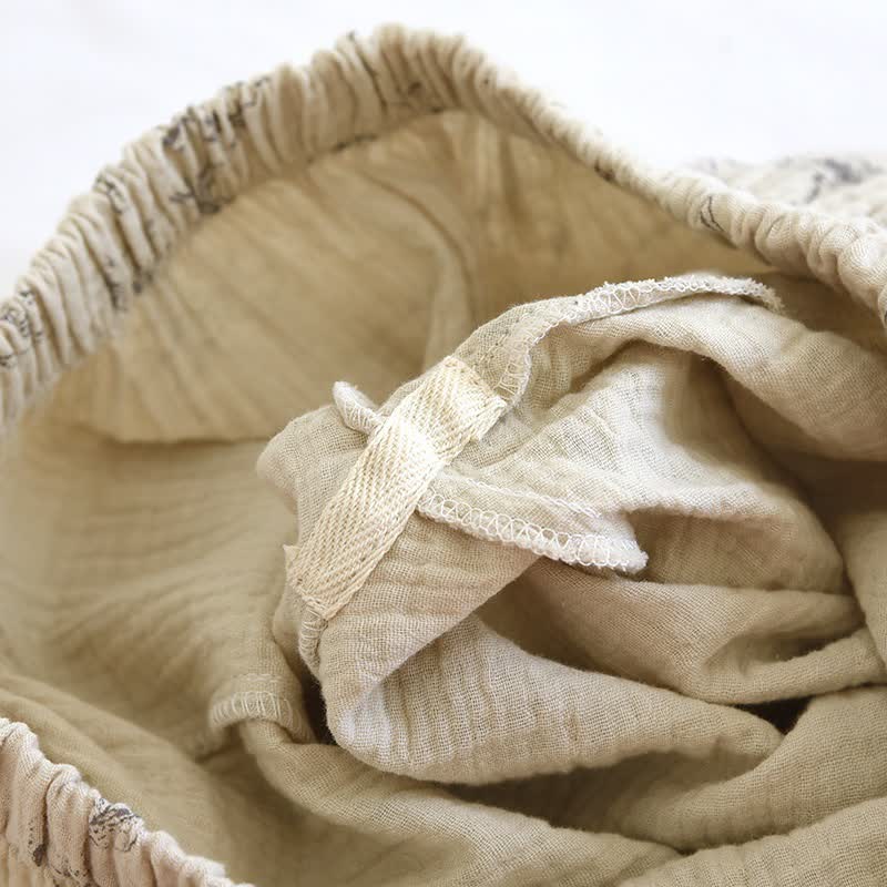 Elegant Vintage Floral Cotton Loungewear Set - image 13