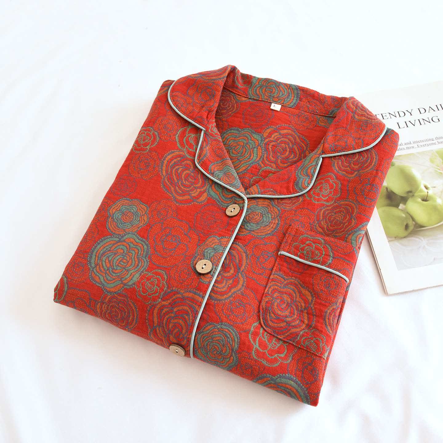 Camellia Pure Cotton Loungewear Set - image 1