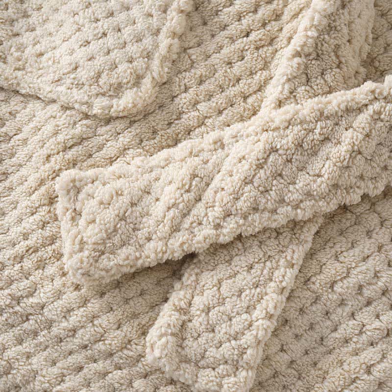 Simple Solid Plush Warm Child Robe - image 6