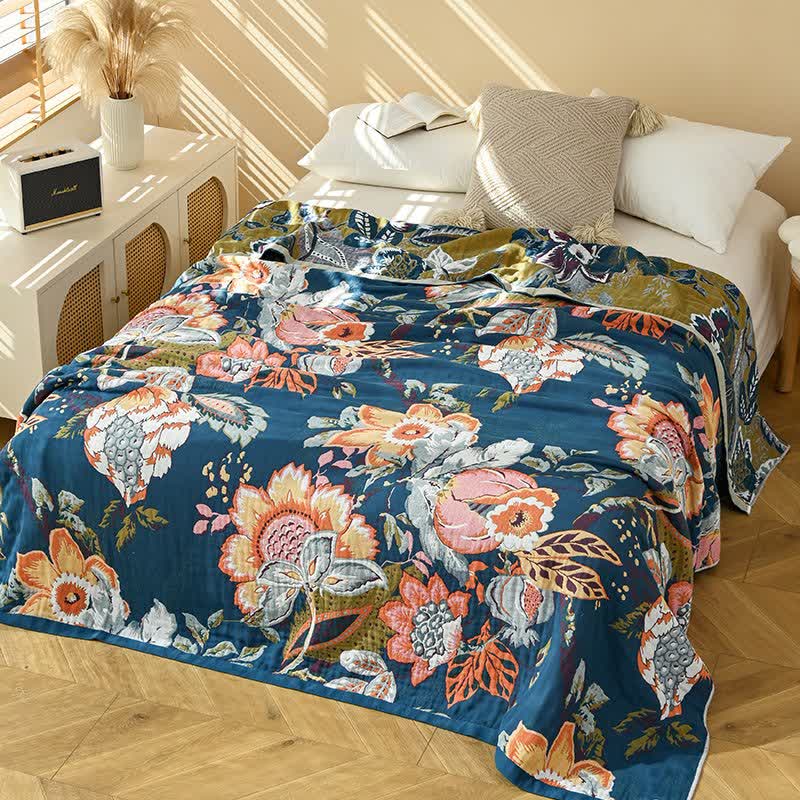 Ownkoti Dreamy Floral Pure Cotton Gauze Quilt - image 6