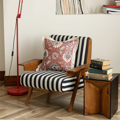 Vintage Throw Pillow Cover with Flanged Edge - image 9