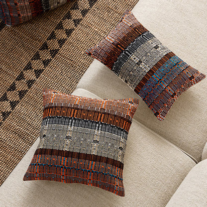 Ownkoti Artisan Woven Cotton Thread Throw Pillow Cover - image 2