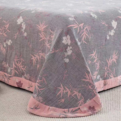 Bamboo Leaf Cotton Double Gauze Bedding Set(4PCS) - image 7
