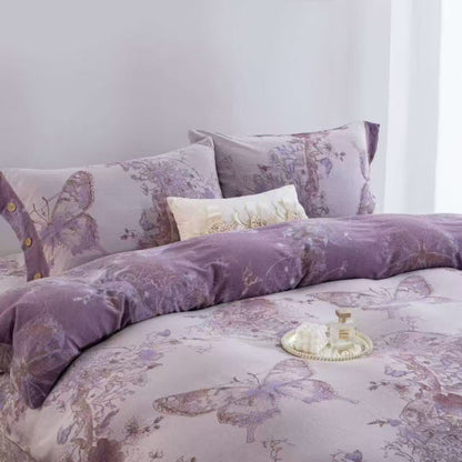 Dreamy Butterfly Cotton Double Gauze Bedding Set(4PCS) - image 6