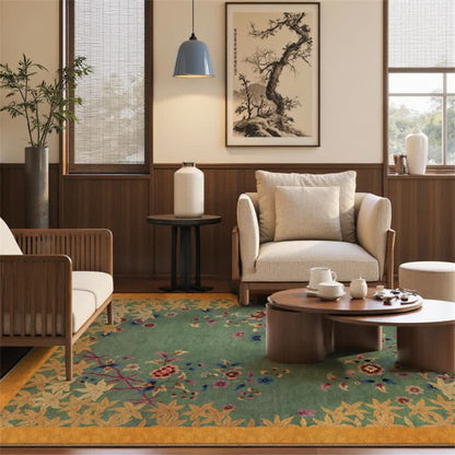 Maple Leaf Floral Anti-Slip Area Rug - image 2