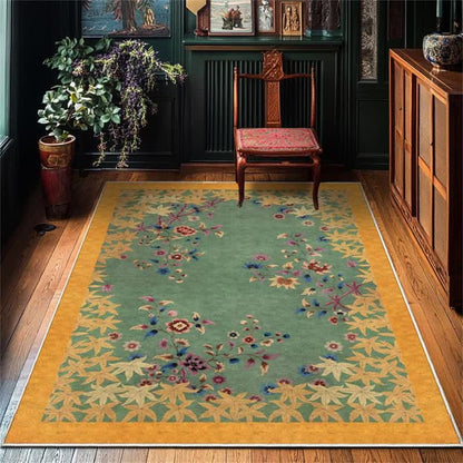 Maple Leaf Floral Anti-Slip Area Rug - 8' x 10' - image 0