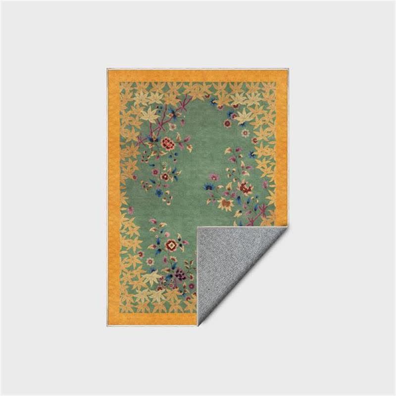 Maple Leaf Floral Anti-Slip Area Rug - image 4