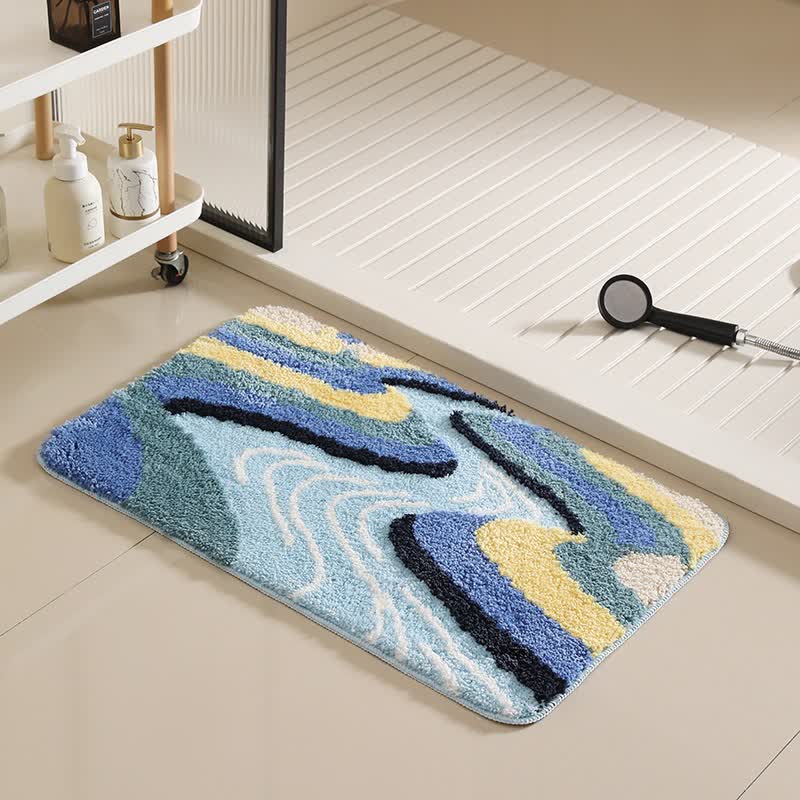 Mountain River Inspired Non-slip Bath Mat - A - 19"W x 31"L - image 1