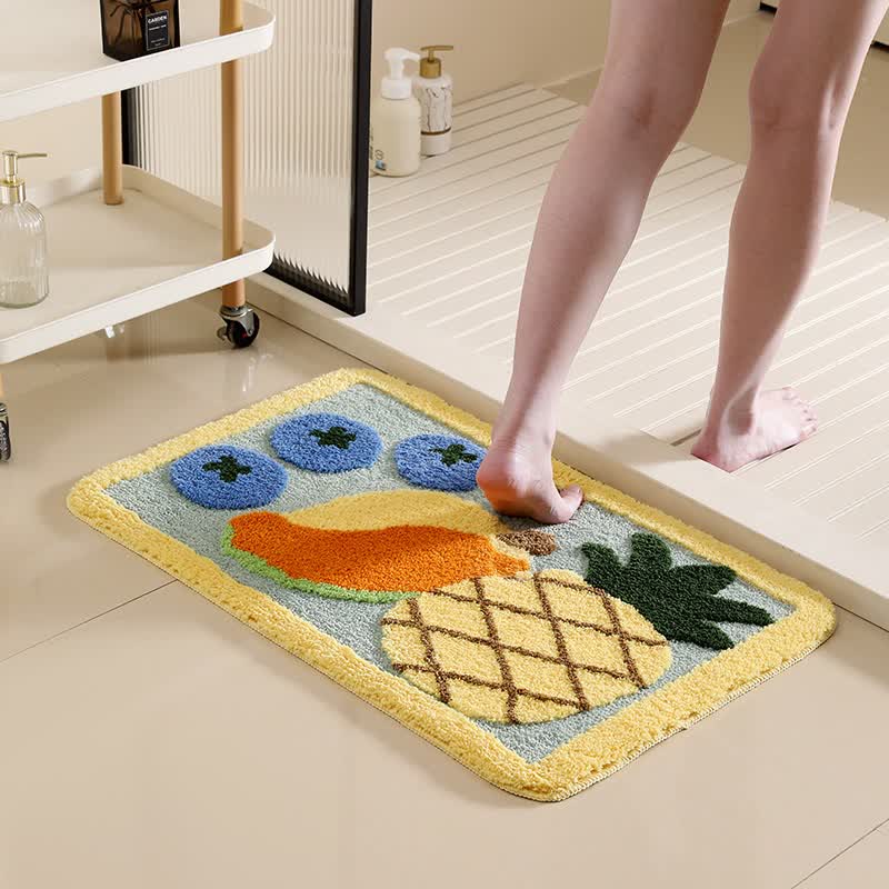 Fun Fruit Non-slip Bath Mat - A - 19"W x 31"L - image 1