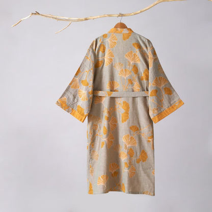 Ownkoti Cotton Gauze Ginkgo Kimono Robe - image 57