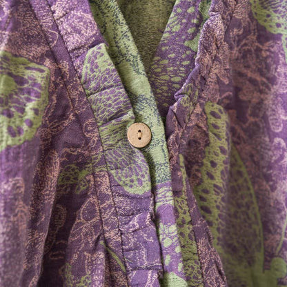 Elegant Butterfly Ruffled Cotton Nightdress - image 5