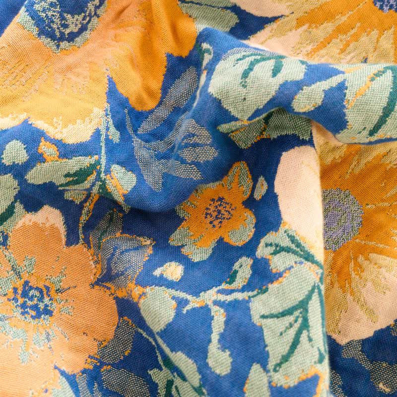 Ownkoti Bright Daisy Cotton Gauze Tassel Blanket - image 8