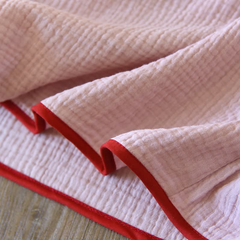 Oriental Style Cotton Gauze Kimono Loungewear - image 10