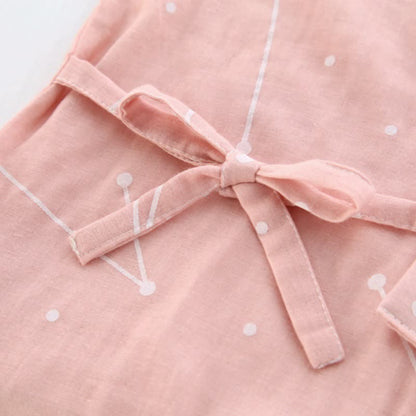 Couple Matching Line Cotton Kimono Loungewear - image 7