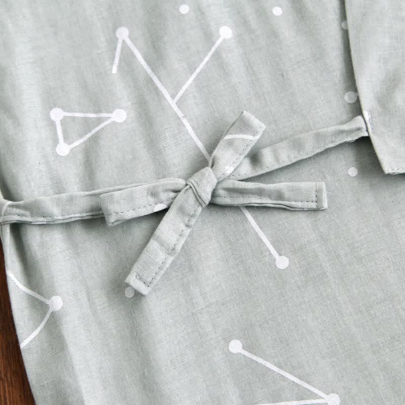 Couple Matching Line Cotton Kimono Loungewear - image 17