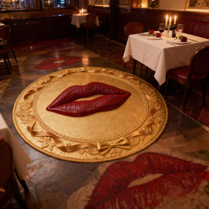 Red Lip 3D Effect Rug - image 3