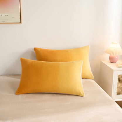 Gradient Plush Warm Bedding Set(4PCS) - image 3