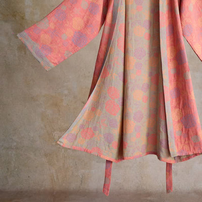 Romantic Rose Cotton Gauze Kimono Robe - image 12