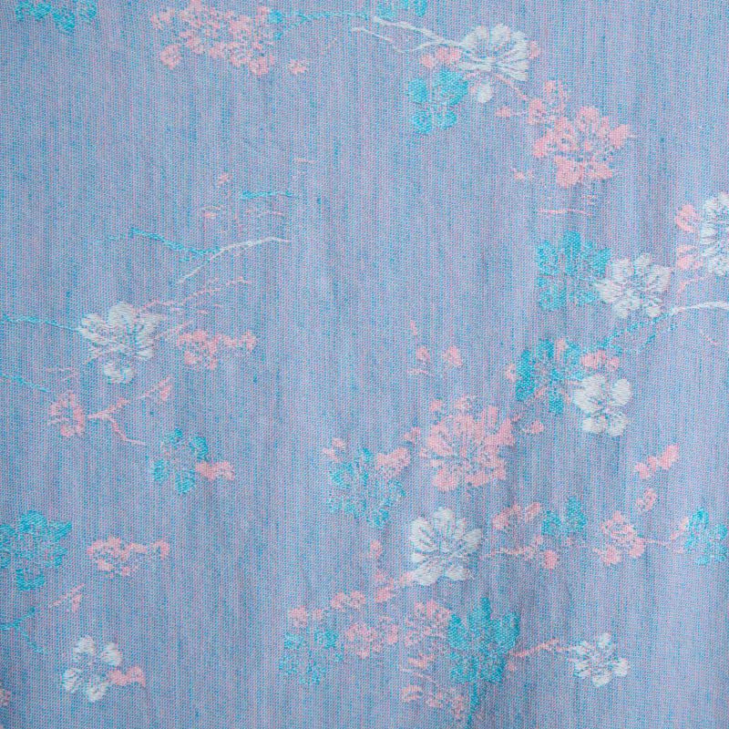 Graceful Plum Blossom Cotton Gauze Kimono Robe - image 5