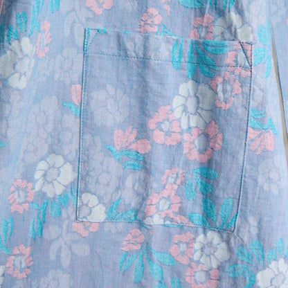Charming Floral Cotton Gauze Kimono Robe - image 11