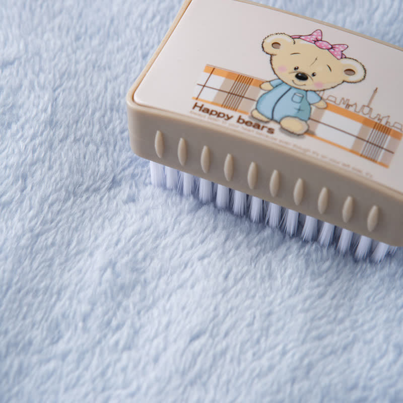 Solid Button Child Plush Loungewear Set - image 11