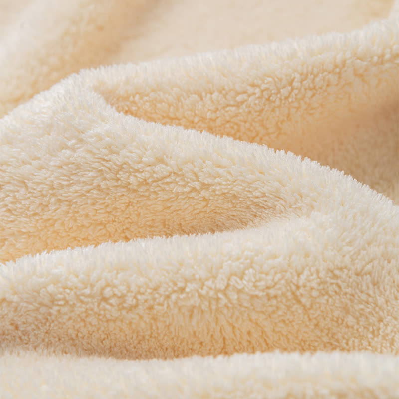 Floral Plush Child Robe with Pocket - image 7