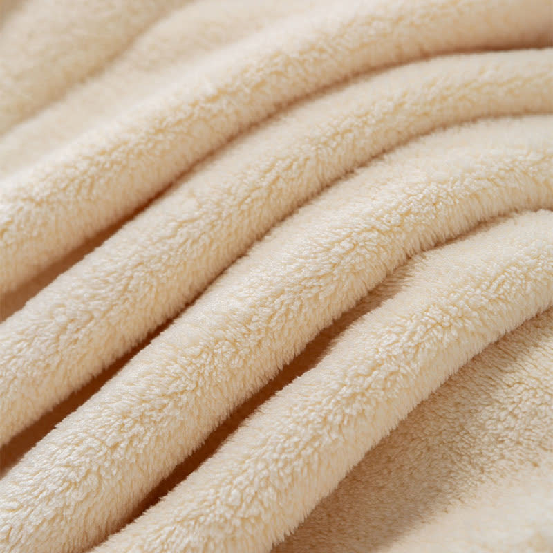 Floral Plush Child Robe with Pocket - image 5